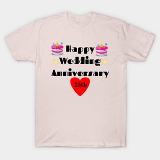 Happy Wedding Anniversary t-shirt T-Shirt